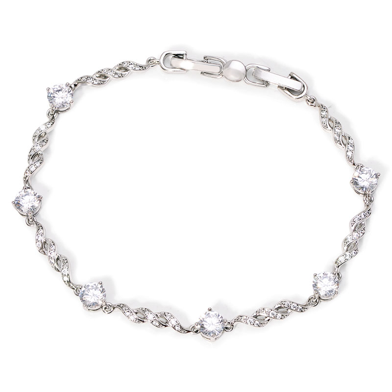 Xcm Chain - Mxgxfam (19.5 cm x 5mm) สีขาว/สีฟ้า