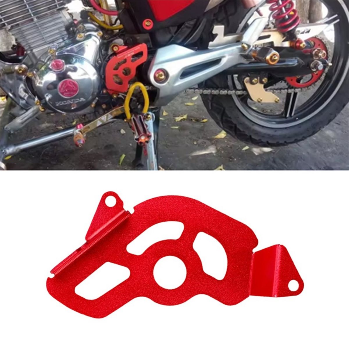 Sprocket - อุปกรณ์เสริมสำหรับรถจักรยานยนต์: ฝาครอบสเตอร์และตัวป้องกันโซ่ สำหรับสเตอร์ขับเคลื่อนด้านหน้า รุ่น XR 400R