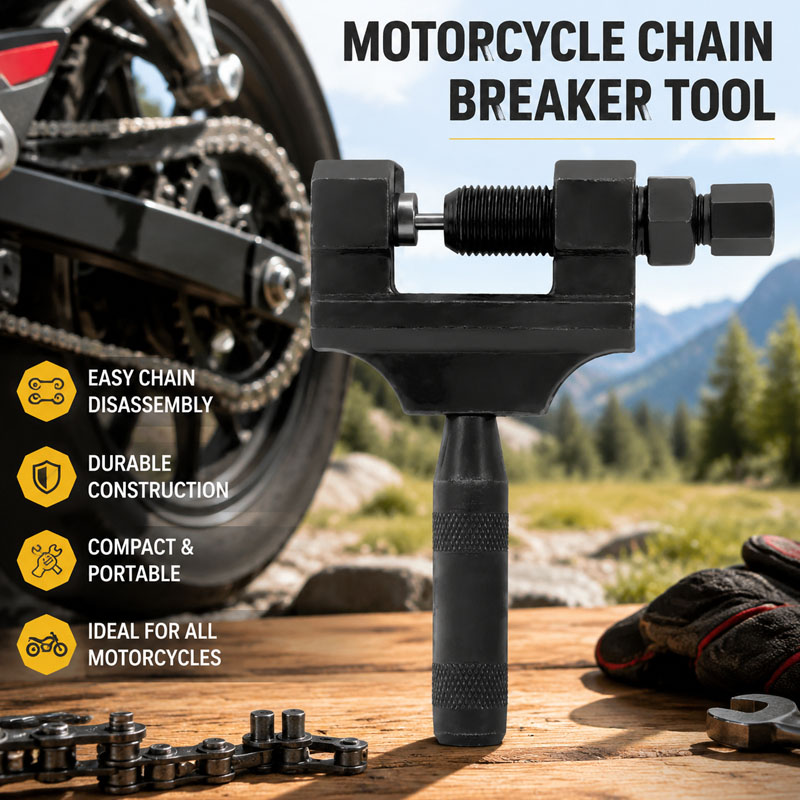 Chain Kit Motorcycle - เครื่องมือถอดโซ่รถจักรยานยนต์เกรดอุตสาหกรรม เครื่องมือถอดโซ่รถจักรยานยนต์ไฟฟ้า แบบหนาพิเศษ ใช้ได้กับโซ่ทั่วไป