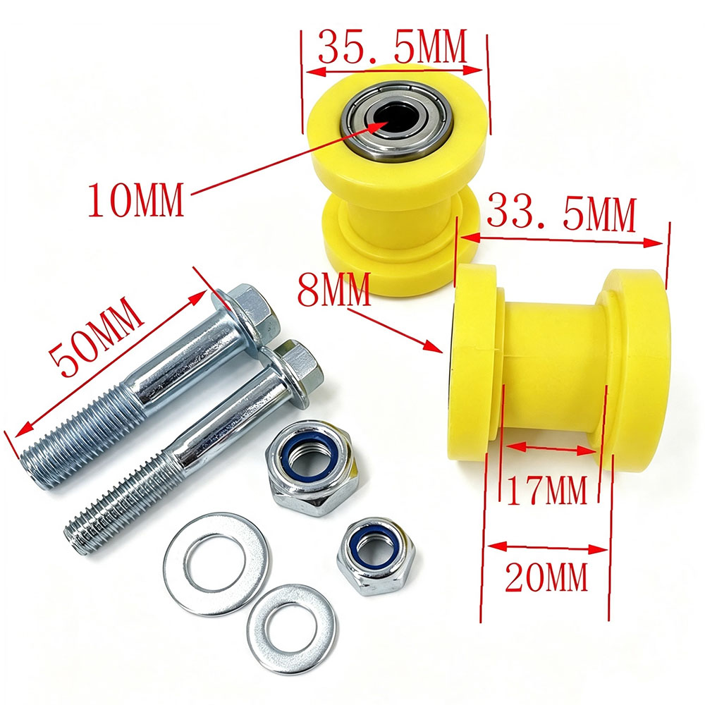 ตัวปรับความตึงโซ่พร้อมสกรู M8  - Chain Sprocket Set บทวิจารณ์และราคา
