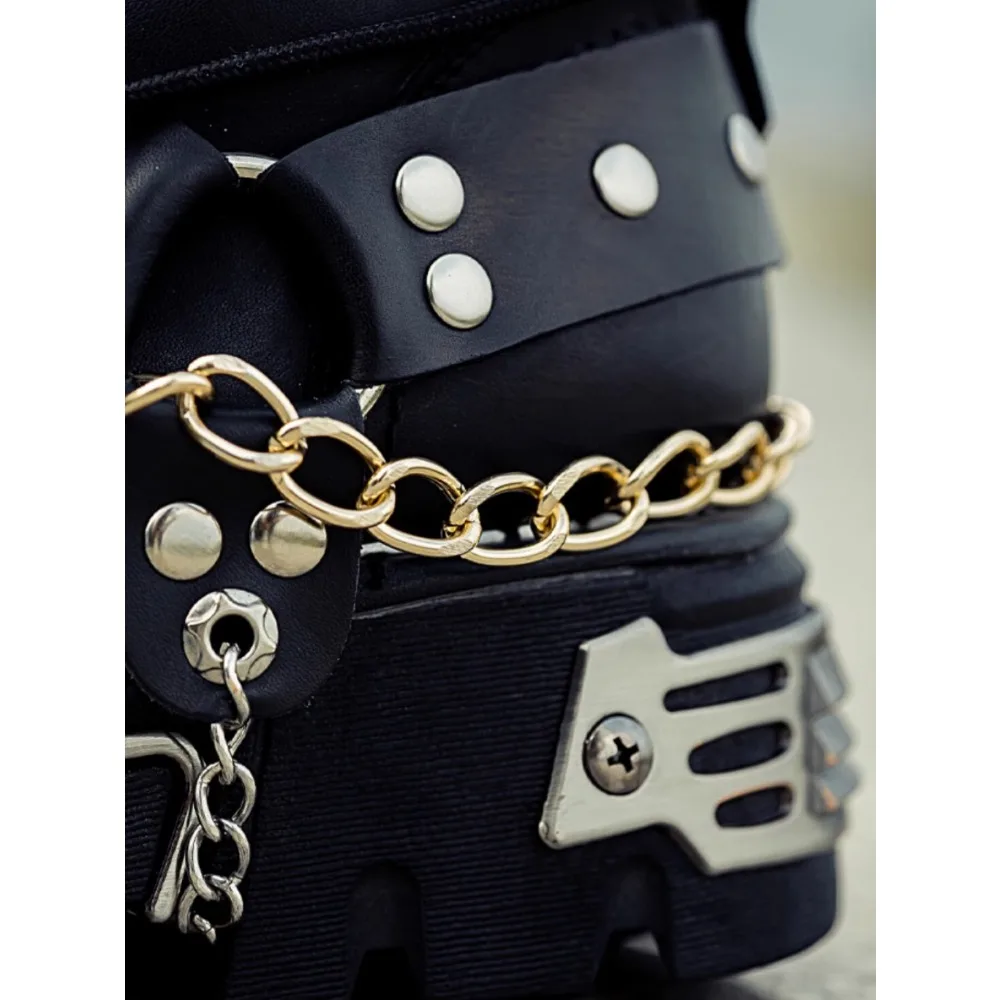 รองเท้าบูทมอเตอร์ไซค์หนังแท้แฟ - Motorcycle Chain บทวิจารณ์และราคา