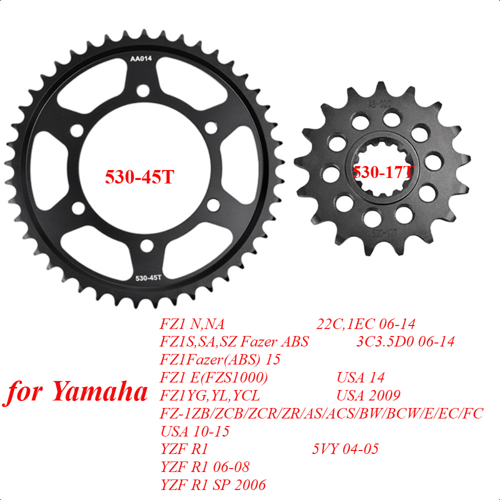 เฟืองหน้าและหลังมอเตอร์ไซค์ 53 - 428 Chain บทวิจารณ์และราคา