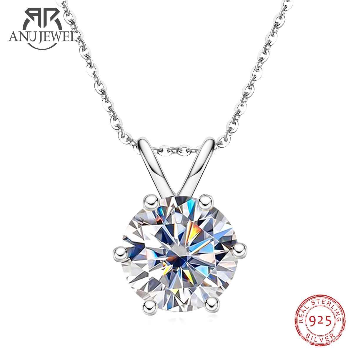 AnuJewel 1ct 3ct 5ct D สี Mois - Ansi Chain บทวิจารณ์และราคา