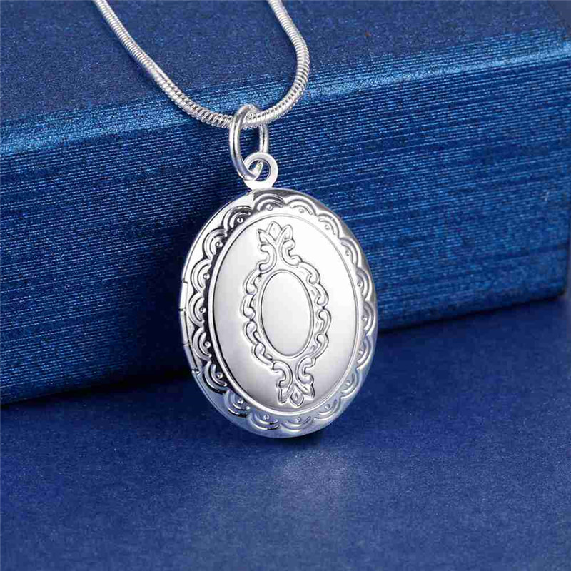 จี้รูปวงรีเงินแท้ 925 พร้อมสร้ - 530 Chain บทวิจารณ์และราคา