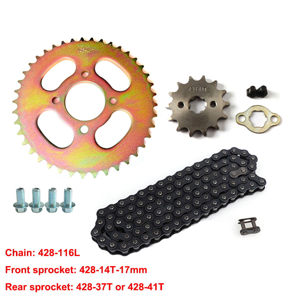 ชุดโซ่ขับเคลื่อนพร้อมสเตอร์หน้ - 428 Chain บทวิจารณ์และราคา