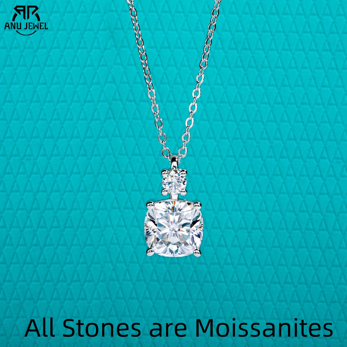 AnuJewel 2ct/2.5ct ตัด Moissan - Ansi Chain บทวิจารณ์และราคา