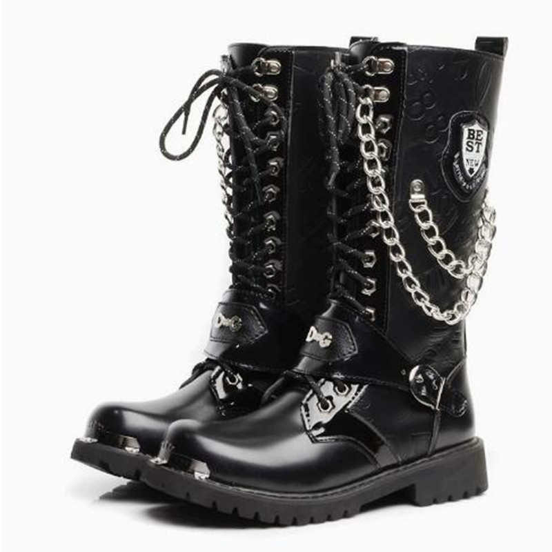 รองเท้าบูทมอเตอร์ไซค์ผู้ชายสุด - Motorcycle Chain บทวิจารณ์และราคา